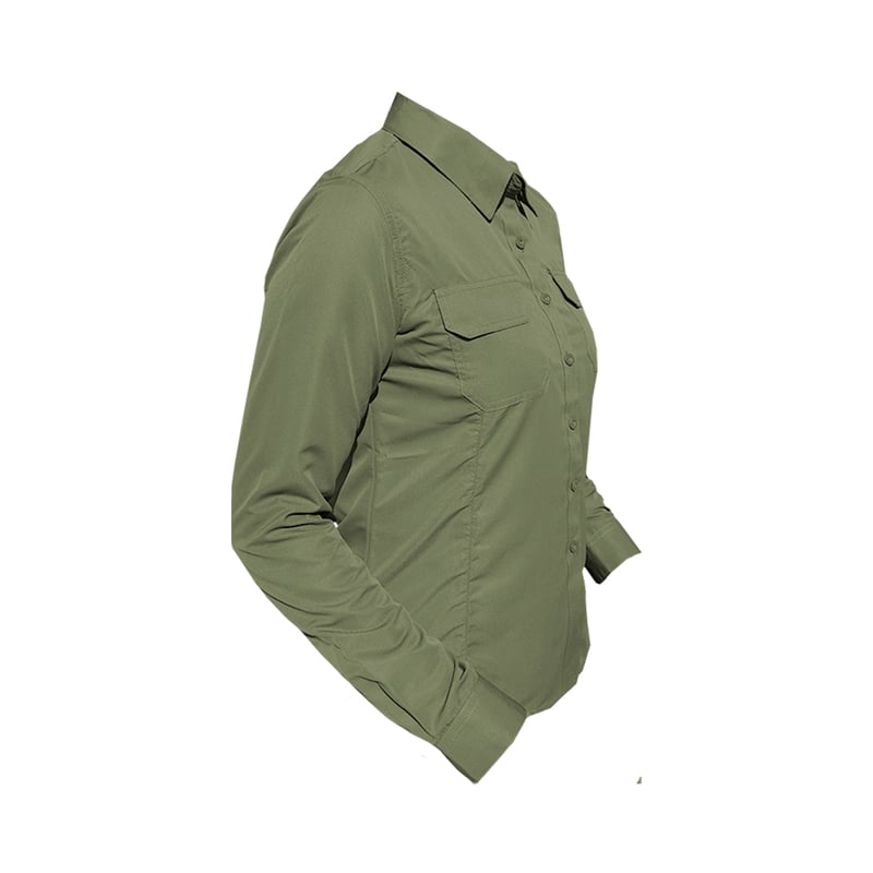 BLUSA OUTDOOR MUJER INDUSBORD BTD-06 RIPSTOP TACTEL DRY UV50 CERTIFICADA - 4