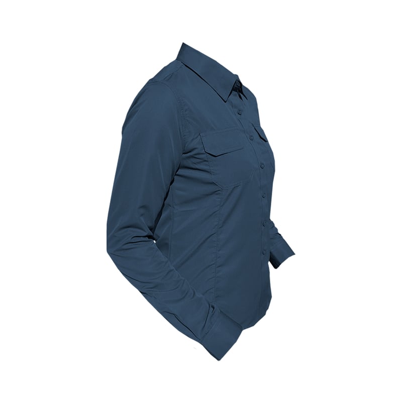 BLUSA OUTDOOR MUJER INDUSBORD BTD-06 RIPSTOP TACTEL DRY UV50 CERTIFICADA - 4