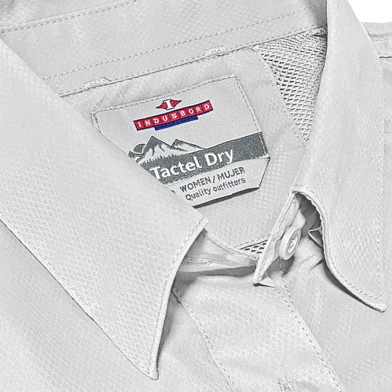 BLUSA OUTDOOR MUJER INDUSBORD BTD-06 RIPSTOP TACTEL DRY UV50 CERTIFICADA - 6