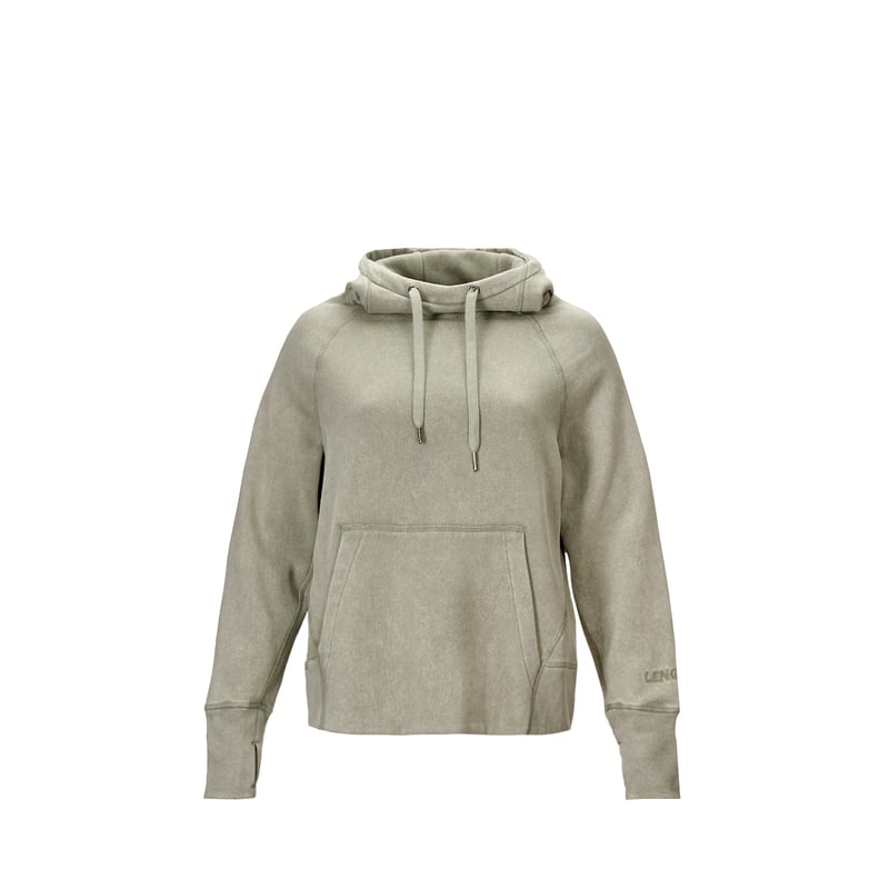 POLERÓN MUJER LENGA MAITÉN CANGURO CON GORRO SUSTENTABLE - 3