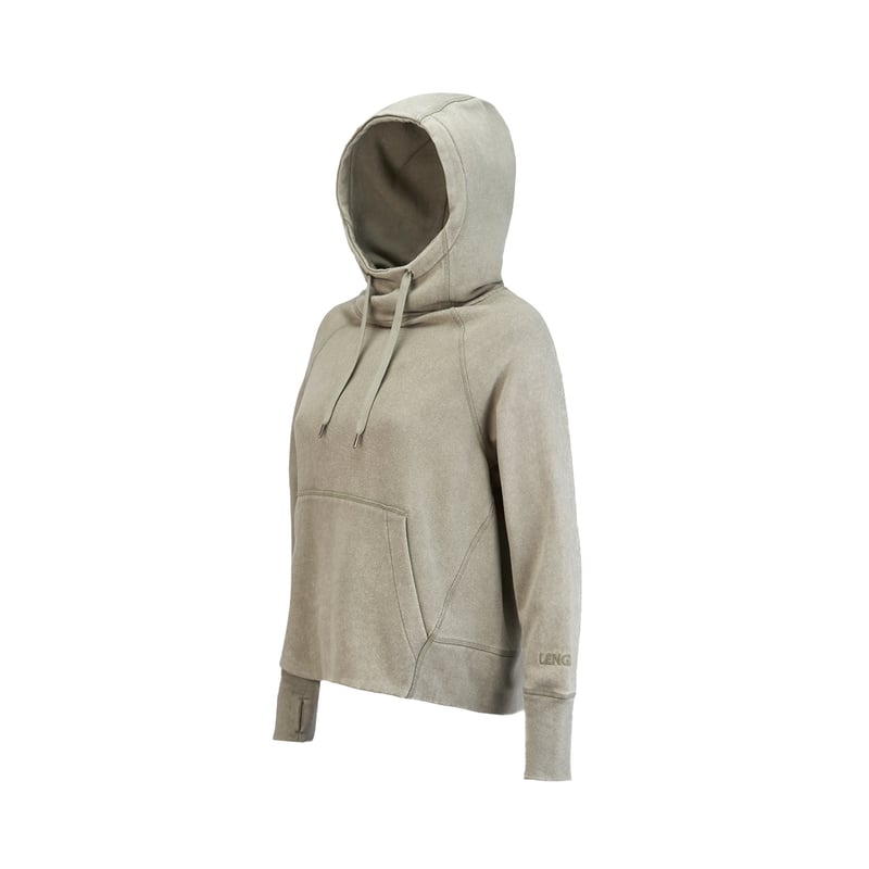 POLERÓN MUJER LENGA MAITÉN CANGURO CON GORRO SUSTENTABLE - 5