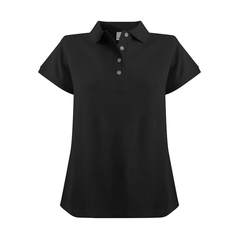 POLERA GOLF MUJER INDUSBORD PGM-210 ALGODÓN PIQUÉ PREMIUM TEXTURA SUAVE MANGA CORTA UV50 CERTIFICADA - 1