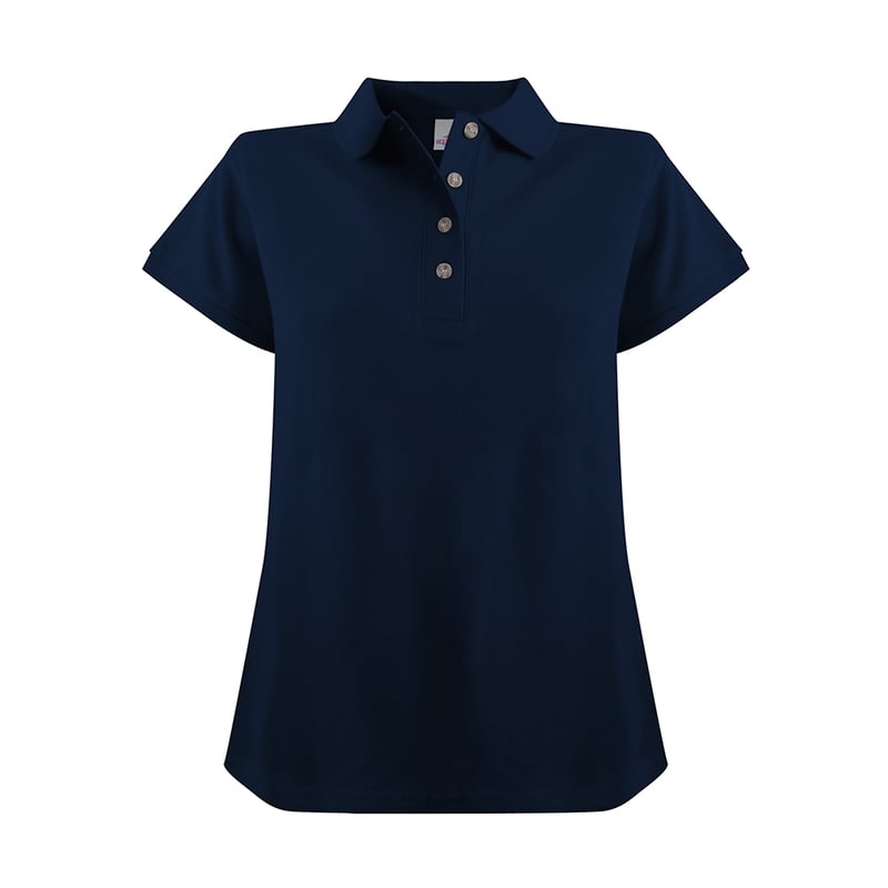 POLERA GOLF MUJER INDUSBORD PGM-210 ALGODÓN PIQUÉ PREMIUM TEXTURA SUAVE MANGA CORTA UV50 CERTIFICADA - 1