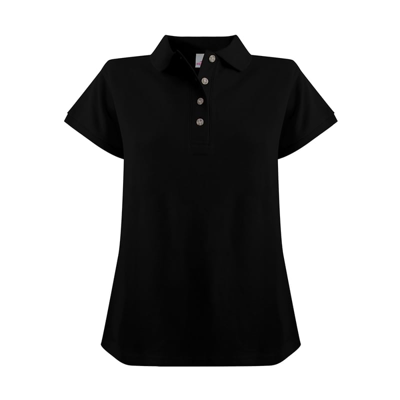 POLERA GOLF MUJER INDUSBORD PGM-210 ALGODÓN PIQUÉ PREMIUM TEXTURA SUAVE MANGA CORTA UV50 CERTIFICADA - 1