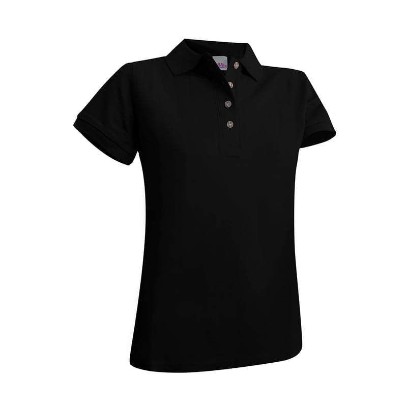 POLERA GOLF MUJER INDUSBORD PGM-210 ALGODÓN PIQUÉ PREMIUM TEXTURA SUAVE MANGA CORTA UV50 CERTIFICADA - 3