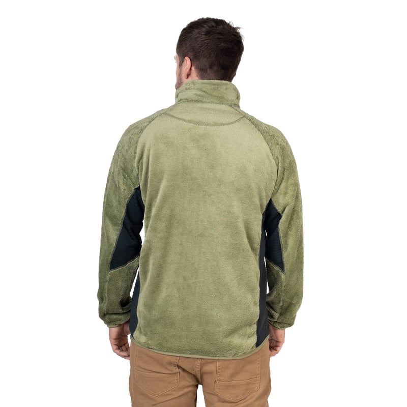CHAQUETA OUTDOOR HOMBRE LENGA FURRY GREY MICROPOLAR ® CIERRES YKK® - 2