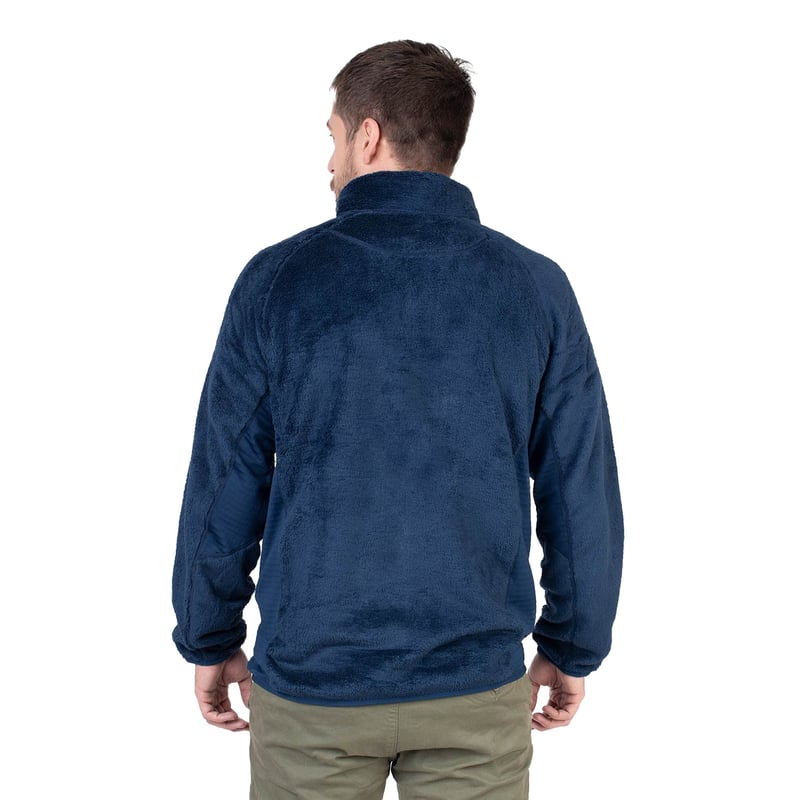 CHAQUETA OUTDOOR HOMBRE LENGA FURRY GREY MICROPOLAR ® CIERRES YKK® - 2