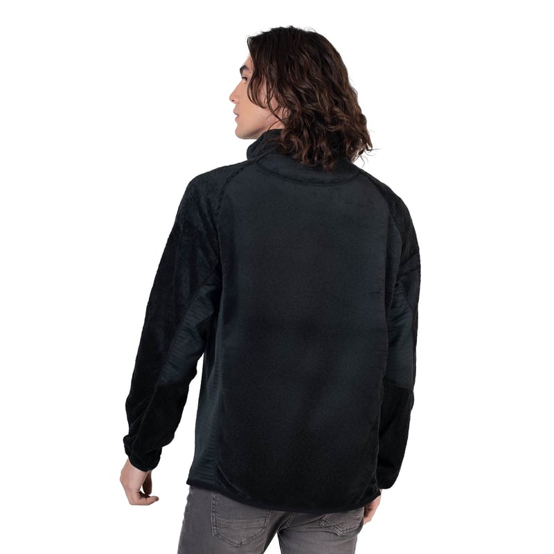 CHAQUETA OUTDOOR HOMBRE LENGA FURRY GREY MICROPOLAR ® CIERRES YKK® - 2