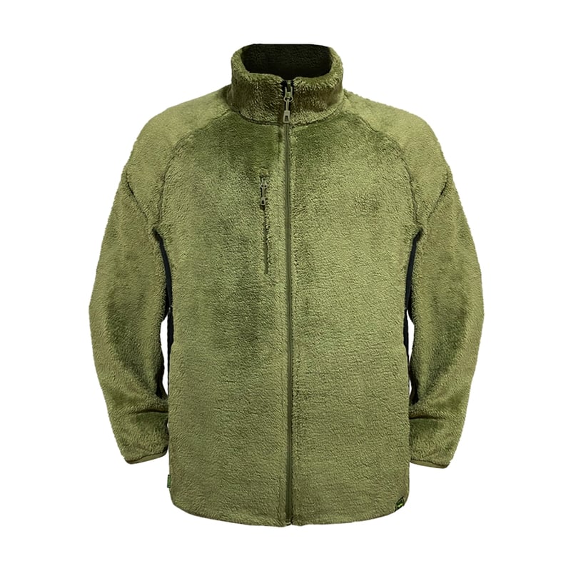 CHAQUETA OUTDOOR HOMBRE LENGA FURRY GREY MICROPOLAR ® CIERRES YKK® - 3