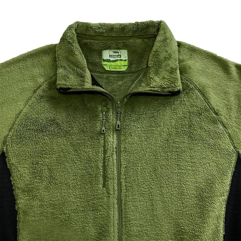 CHAQUETA OUTDOOR HOMBRE LENGA FURRY GREY MICROPOLAR ® CIERRES YKK® - 4
