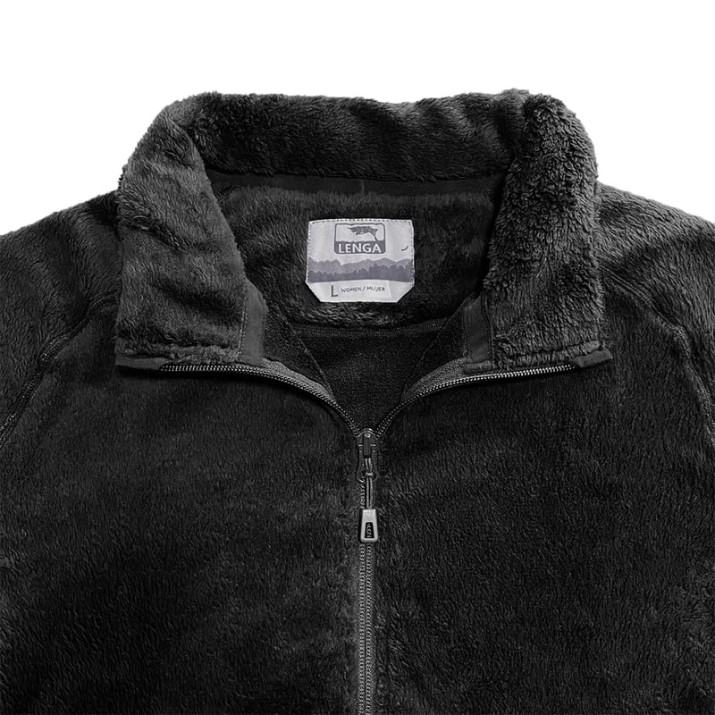 CHAQUETA OUTDOOR HOMBRE LENGA FURRY GREY MICROPOLAR ® CIERRES YKK® - 4