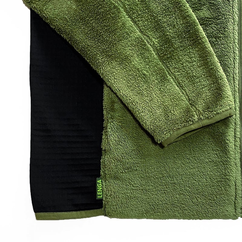 CHAQUETA OUTDOOR HOMBRE LENGA FURRY GREY MICROPOLAR ® CIERRES YKK® - 5