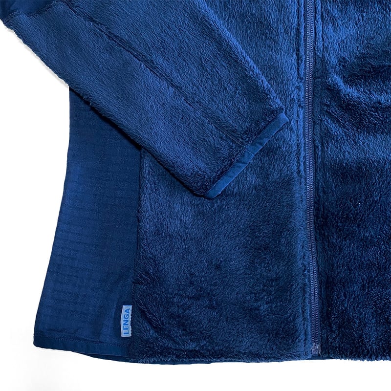 CHAQUETA OUTDOOR HOMBRE LENGA FURRY GREY MICROPOLAR ® CIERRES YKK® - 5