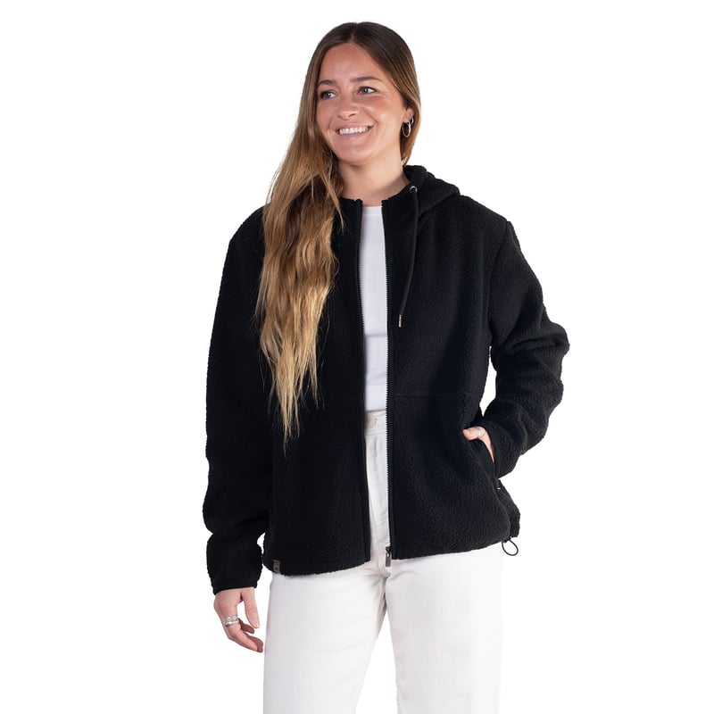 POLERÓN OUTDOOR MUJER LENGA PUYA CHAQUETA POLAR SHERPA CON CAPUCHA ® - 2