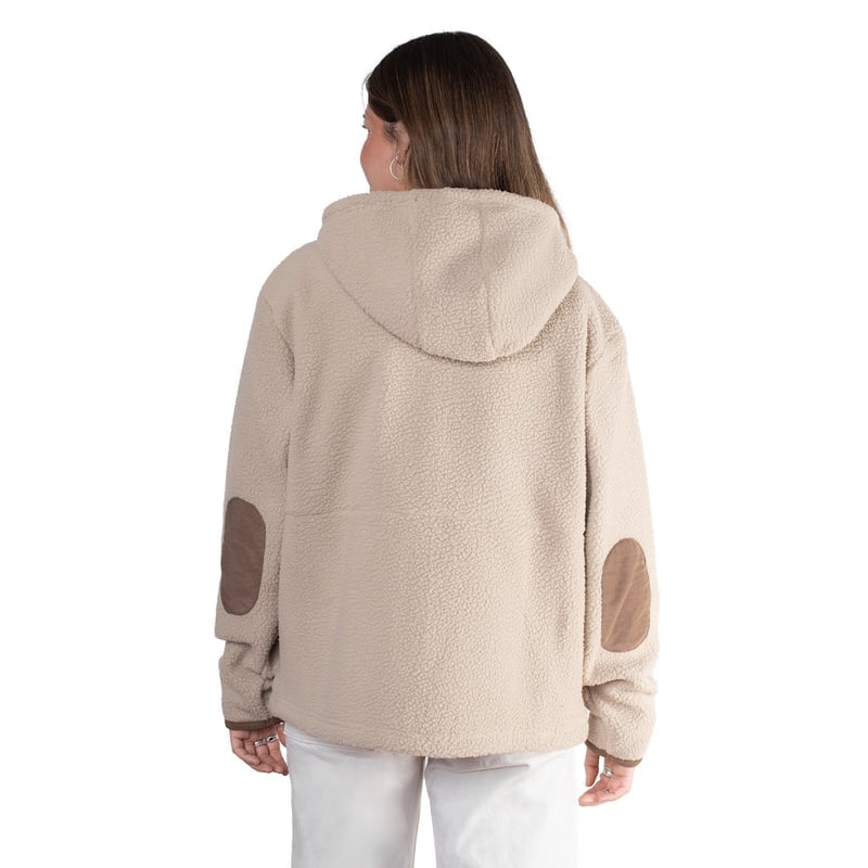 POLERÓN OUTDOOR MUJER LENGA PUYA CHAQUETA POLAR SHERPA CON CAPUCHA ® - 3