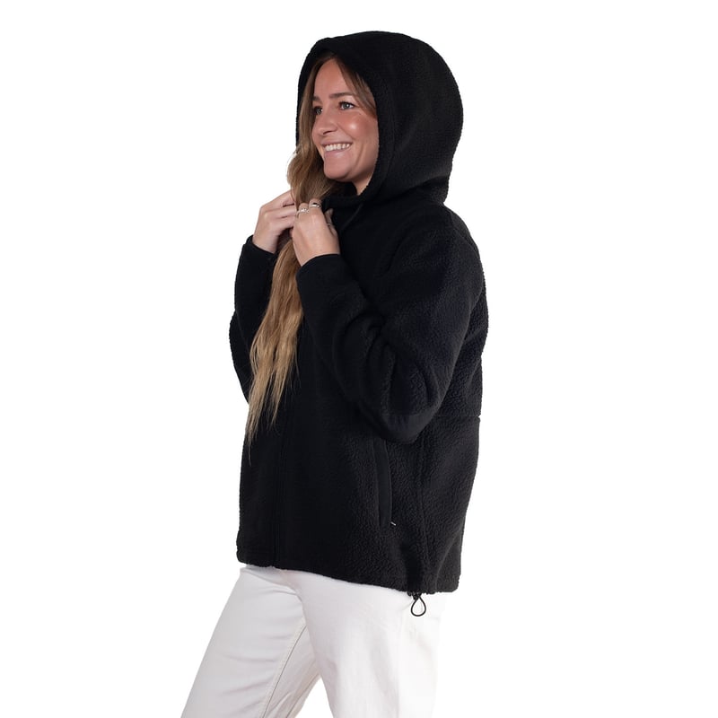 POLERÓN OUTDOOR MUJER LENGA PUYA CHAQUETA POLAR SHERPA CON CAPUCHA ® - 3