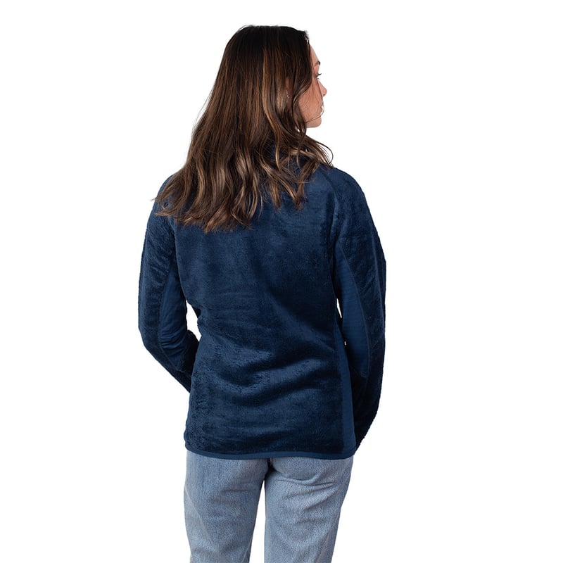 CHAQUETA OUTDOOR MUJER LENGA FURRY GREY MICROPOLAR ® CIERRES YKK® - 2