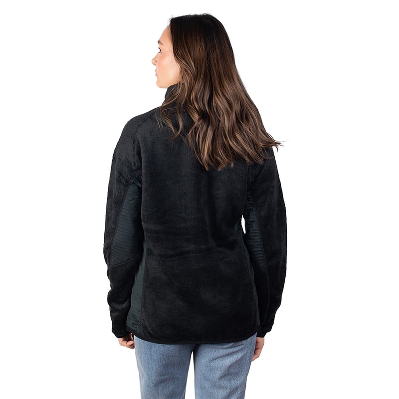 CHAQUETA OUTDOOR MUJER LENGA FURRY GREY MICROPOLAR ® CIERRES YKK® - 2
