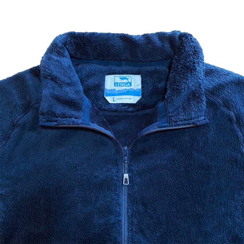 CHAQUETA OUTDOOR MUJER LENGA FURRY GREY MICROPOLAR ® CIERRES YKK® - 3