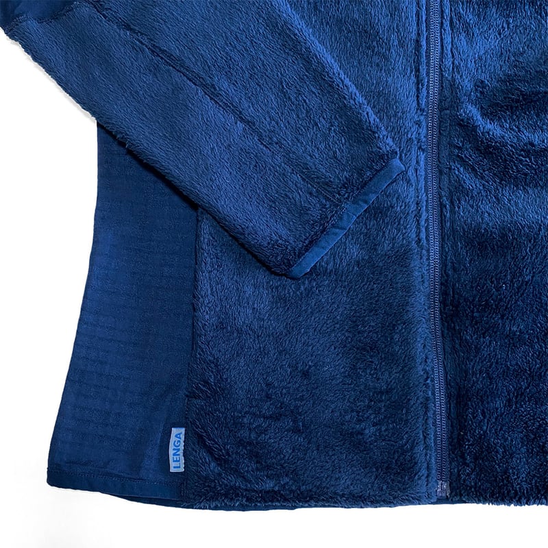 CHAQUETA OUTDOOR MUJER LENGA FURRY GREY MICROPOLAR ® CIERRES YKK® - 5