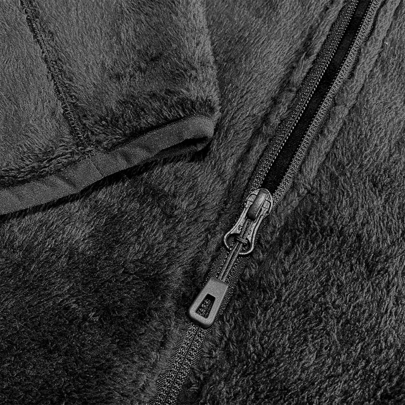 CHAQUETA OUTDOOR MUJER LENGA FURRY GREY MICROPOLAR ® CIERRES YKK® - 6