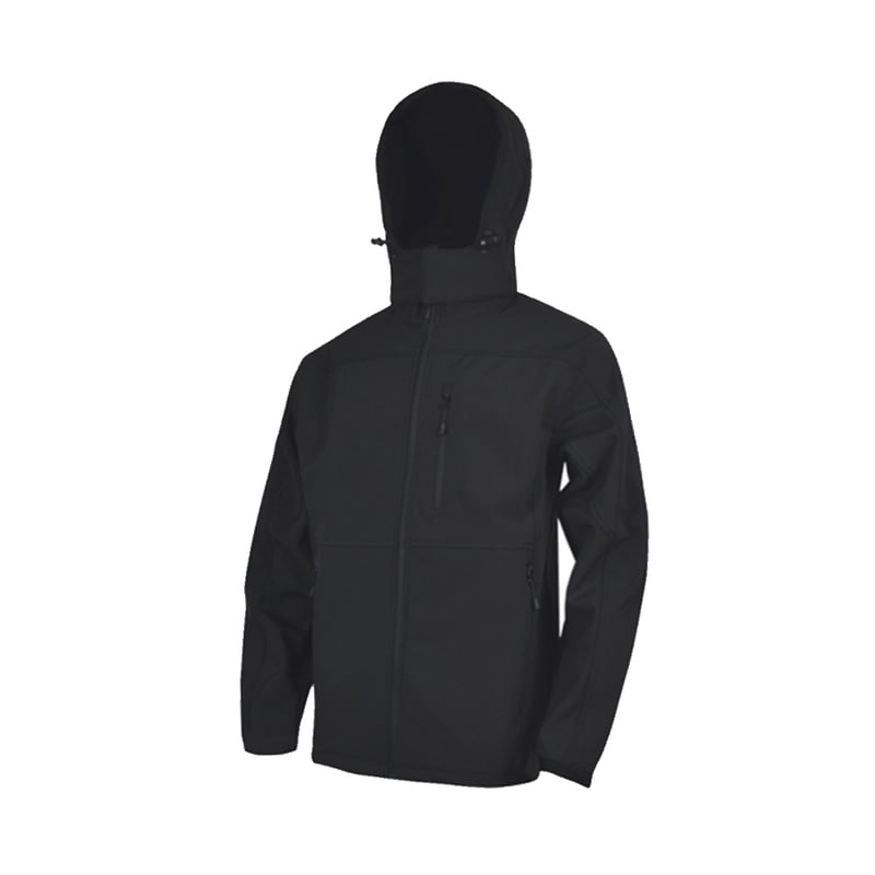 CHAQUETA HOMBRE INDUSBORD SOFTSHELL CUSTOM SERIES CON CAPUCHA CON CIERRE YKK - 2