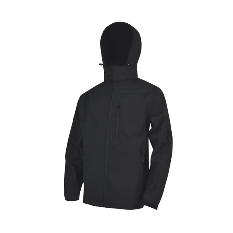 CHAQUETA HOMBRE INDUSBORD SOFTSHELL CUSTOM SERIES CON CAPUCHA CON CIERRE YKK - 2