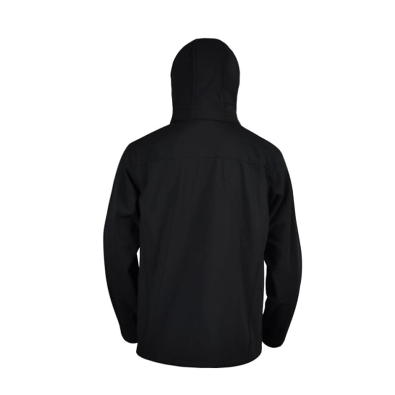 CHAQUETA HOMBRE INDUSBORD SOFTSHELL CUSTOM SERIES CON CAPUCHA CON CIERRE YKK - 3