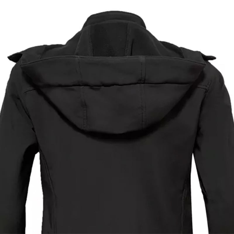 CHAQUETA HOMBRE INDUSBORD SOFTSHELL CUSTOM SERIES CON CAPUCHA CON CIERRE YKK - 4
