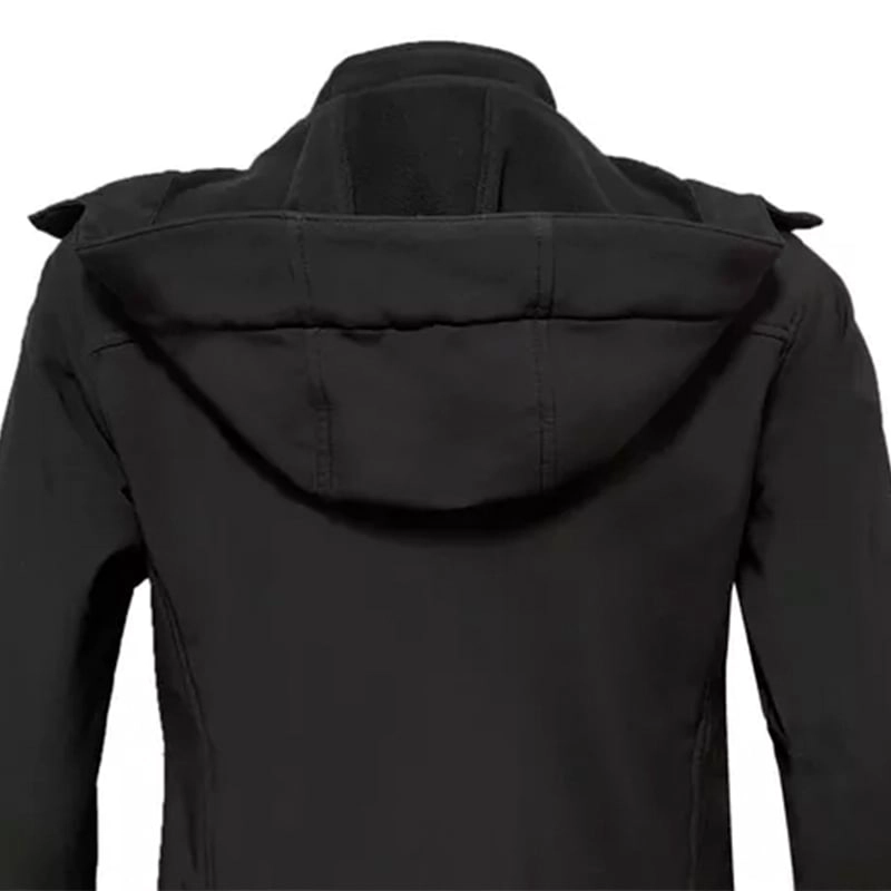 CHAQUETA HOMBRE INDUSBORD SOFTSHELL CUSTOM SERIES CON CAPUCHA CON CIERRE YKK - 4