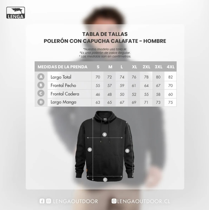 POLERÓN CON CAPUCHA CANGURO CALAFATE DE HOMBRE - 6