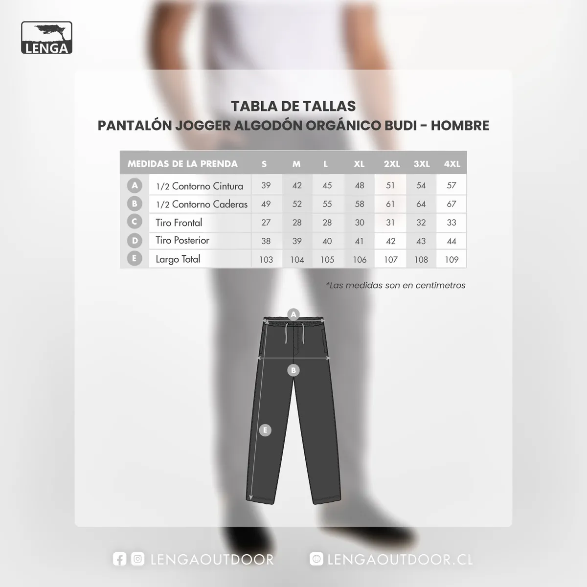 PANTALÓN JOGGER ALGODÓN ORGÁNICO DE HOMBRE BUDI LENGA® - 5