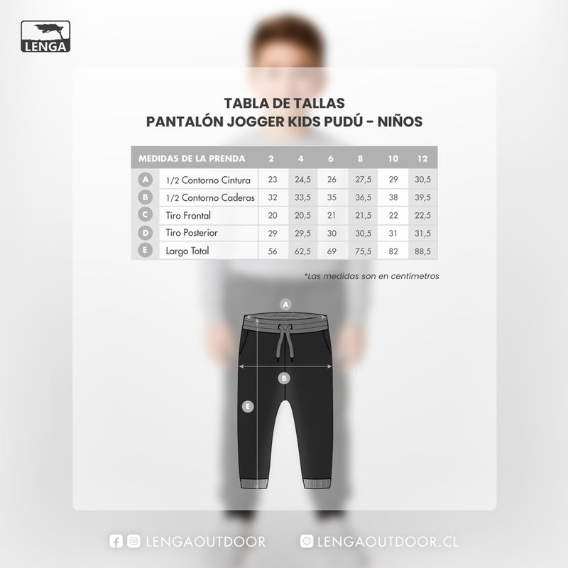 PANTALÓN JOGGER NIÑO UNISEX ALGODÓN ORGÁNICO PUDÚ LENGA® - 6