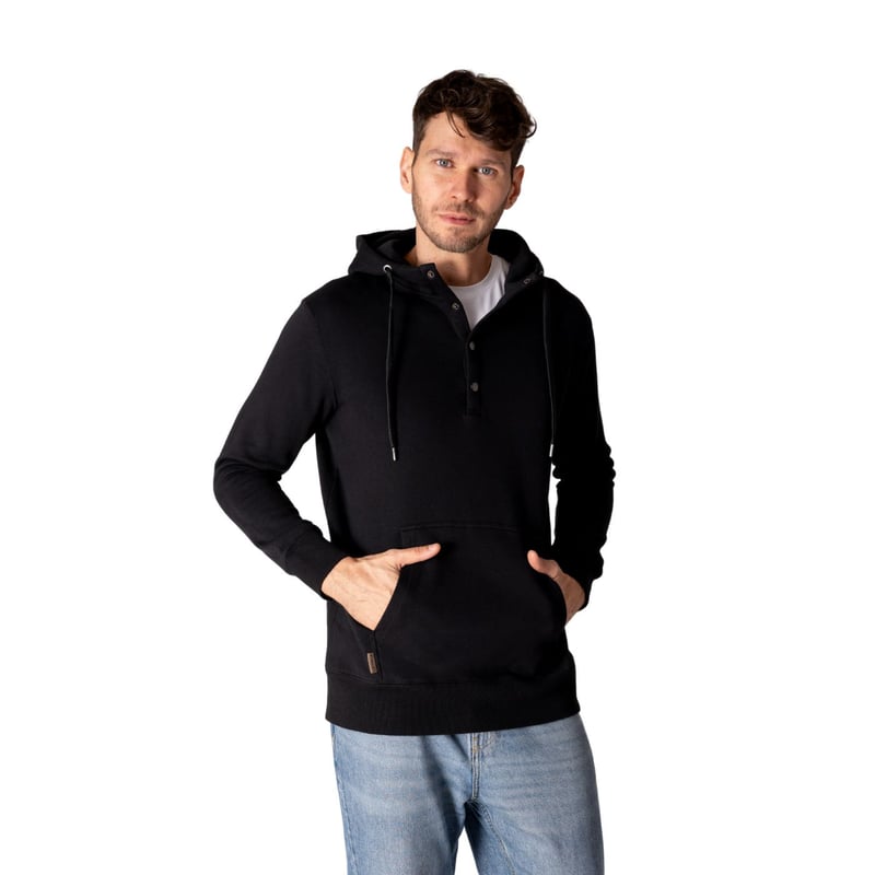 POLERÓN HOMBRE CON CAPUCHA Y BOTONES ALGODÓN ORGÁNICO FITZ ROY LENGA® - 1