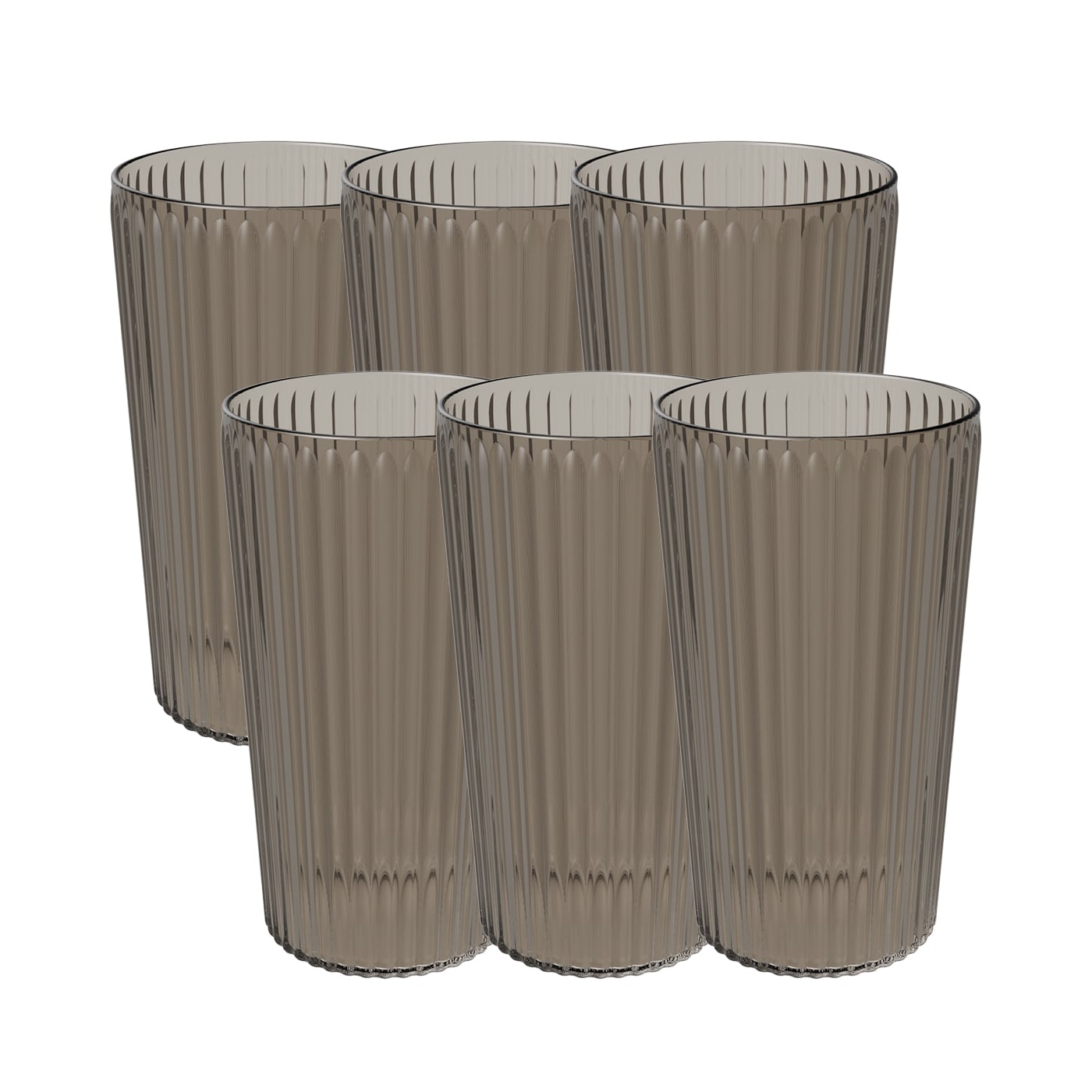 PACK 6 UNIDADES VASOS OPACO 480ML SUSTENTABLES MALMÖ KAWI® - 1