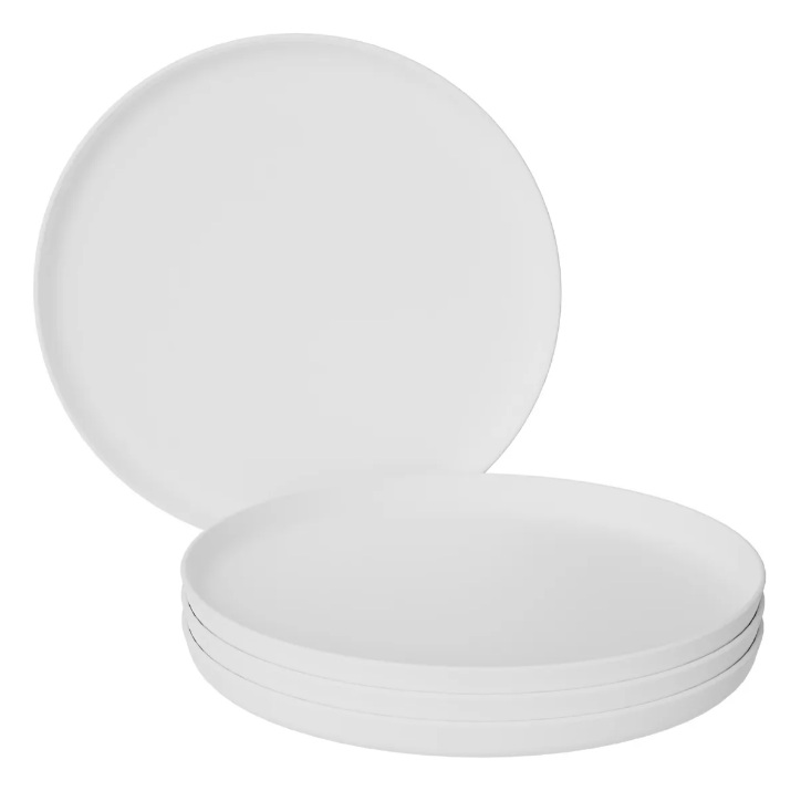 SET 4 PLATOS GRANDES SUSTENTABLES DE Ø25CMS BERGEN KAWI® - 1