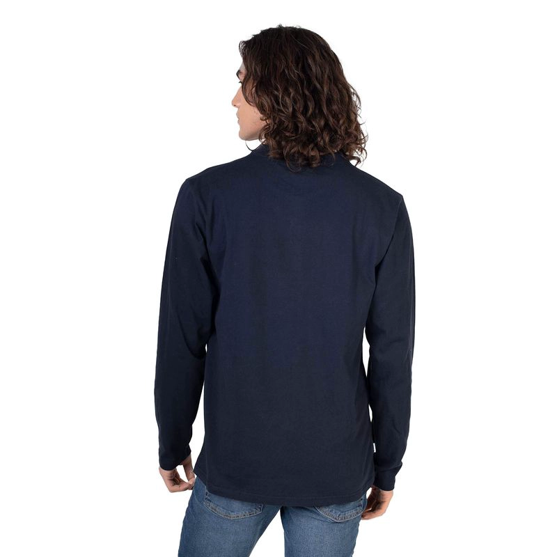 POLERA HOMBRE MANGA LARGA CON BOTONES QUEULE - 2