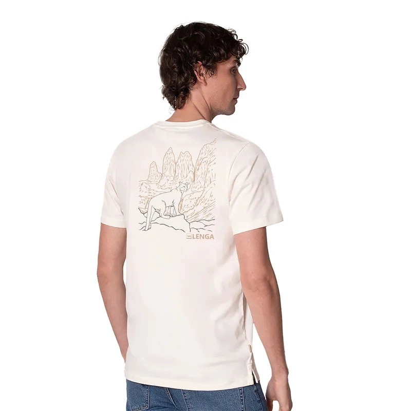 POLERA HOMBRE UV+PRO ALGODON ORGANICO PUMA LAS TORRES LENGA® - 1