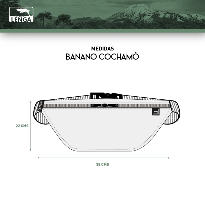 BANANO AMPLIO TELA RIPSTOP COCHAMO DE LENGA - 5