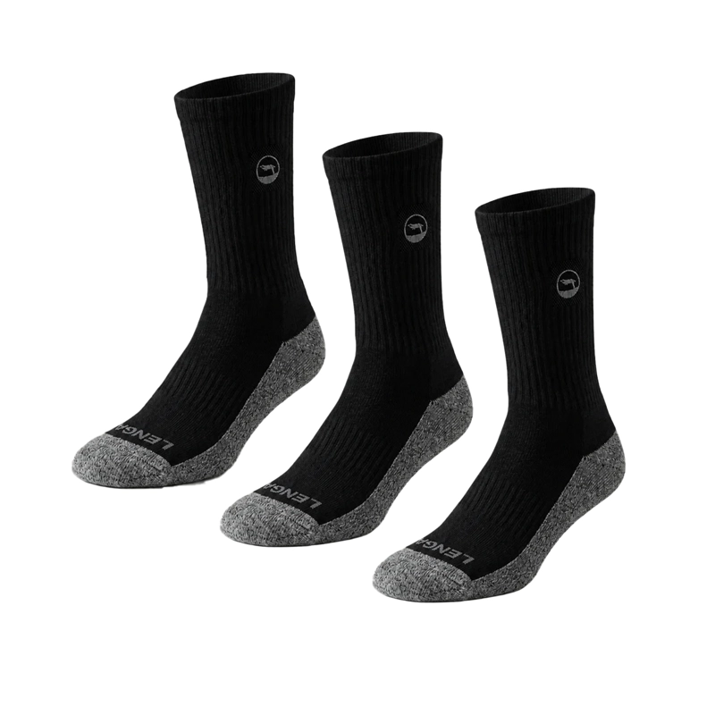 PACK X3 CALCETINES LARGOS ADULTO CREW TRANCURA LENGA® - 2