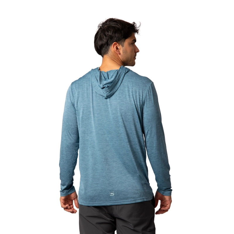 POLERA HOMBRE GRIT-DRY MANGA LARGA CON CAPUCHA UV+ INTI LENGA - 2