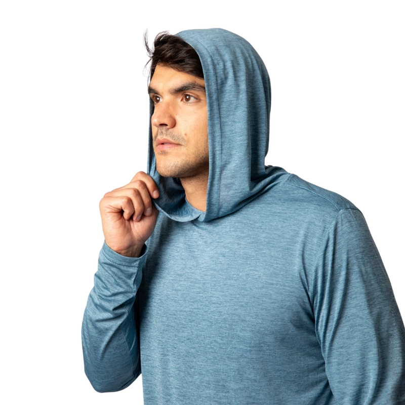 POLERA HOMBRE GRIT-DRY MANGA LARGA CON CAPUCHA UV+ INTI LENGA - 3