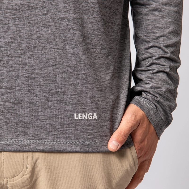 POLERA HOMBRE GRIT-DRY MANGA LARGA UV+ LICKAN LENGA - 3