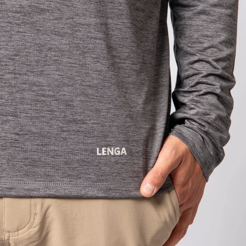 POLERA HOMBRE GRIT-DRY MANGA LARGA UV+ LICKAN LENGA - 3