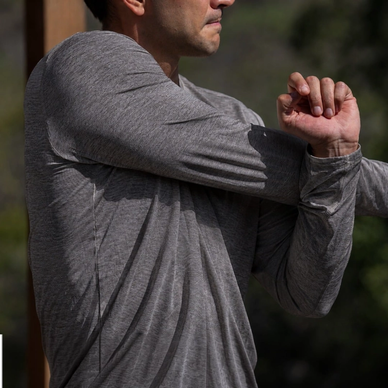 POLERA HOMBRE GRIT-DRY MANGA LARGA UV+ LICKAN LENGA - 4