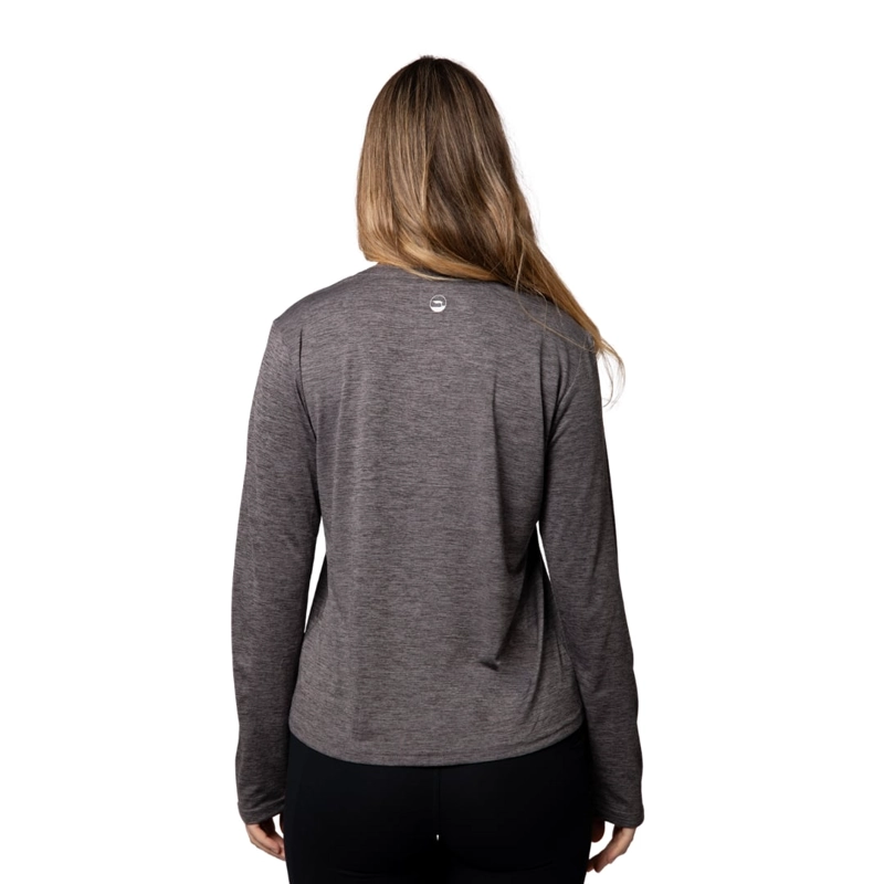 POLERA MUJER GRIT-DRY CUELLO EN V MANGA LARGA RAYMI LENGA UPF+50 - 2