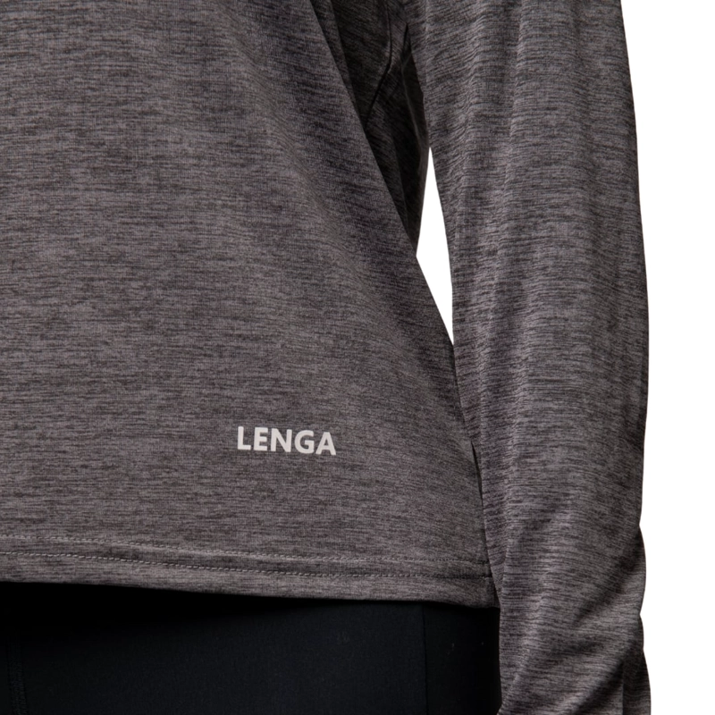 POLERA MUJER GRIT-DRY CUELLO EN V MANGA LARGA RAYMI LENGA UPF+50 - 3