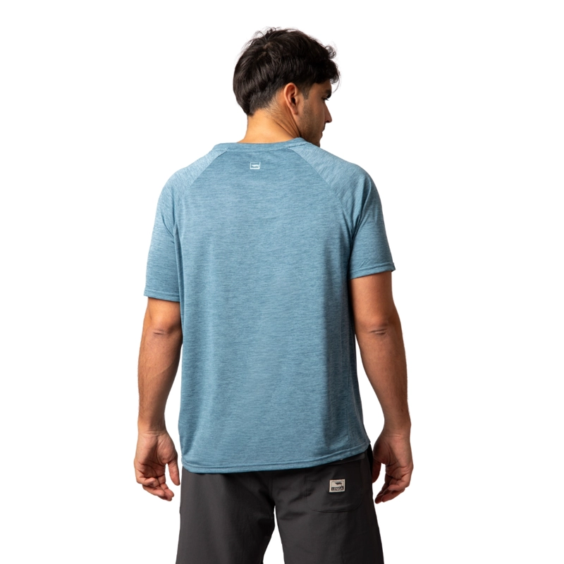 POLERA HOMBRE GRIT-DRY MANGA CORTA Y BOTONES UV+ SAMKA LENGA - 2