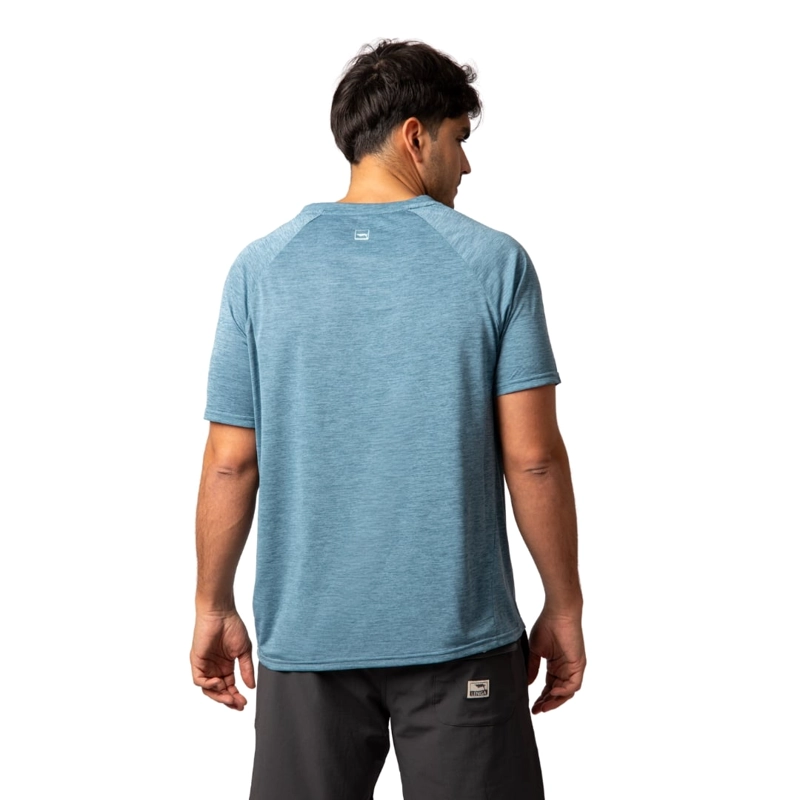 POLERA HOMBRE GRIT-DRY MANGA CORTA Y BOTONES UV+ SAMKA LENGA - 2