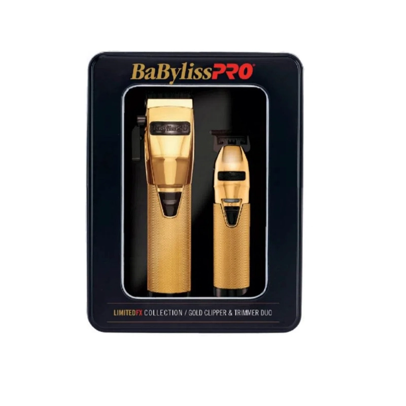 KIT BABYLISSPRO CORTADORA Y DESVELLADORA GOLD/BLACK - 5